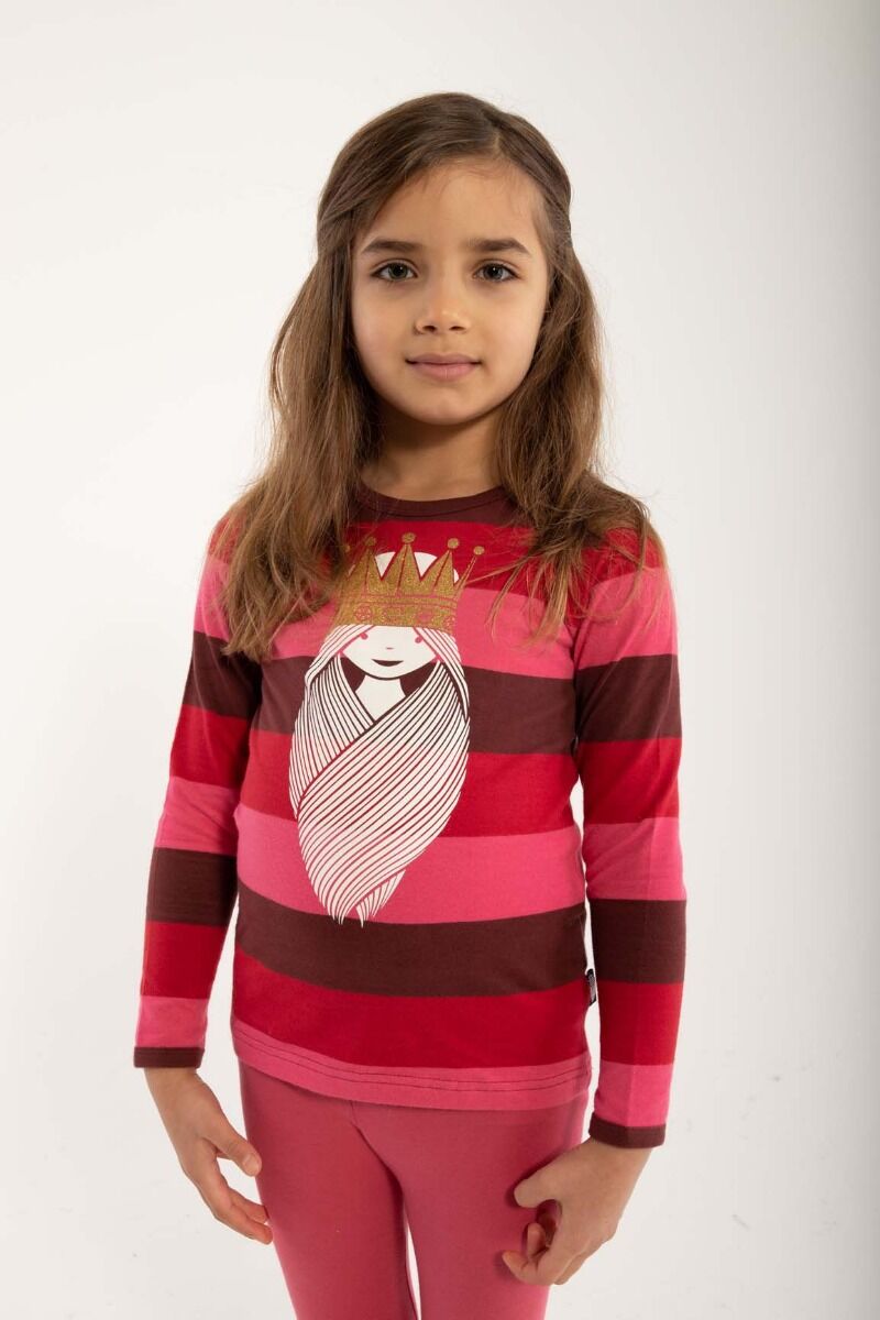 Bluse til børn med prinsesse 