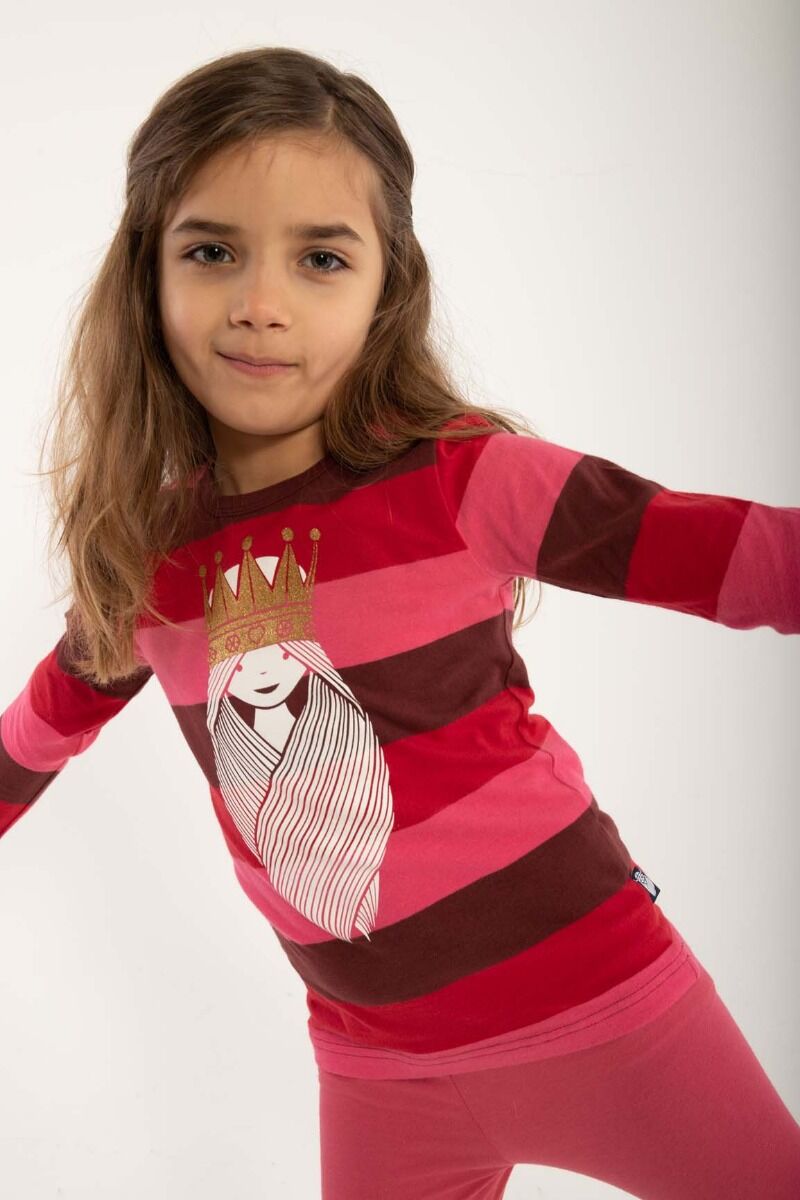 Bluse til børn med prinsesse 