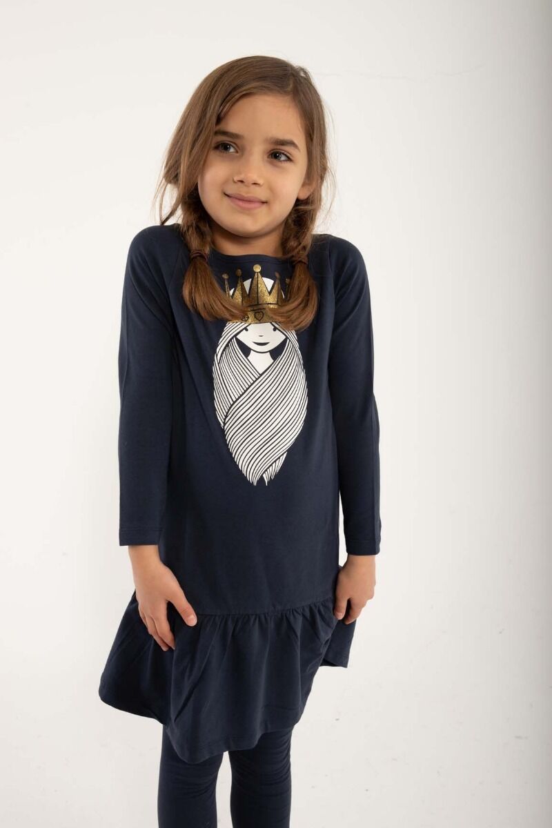 Danecookie dress Dk Navy PRINSESSE