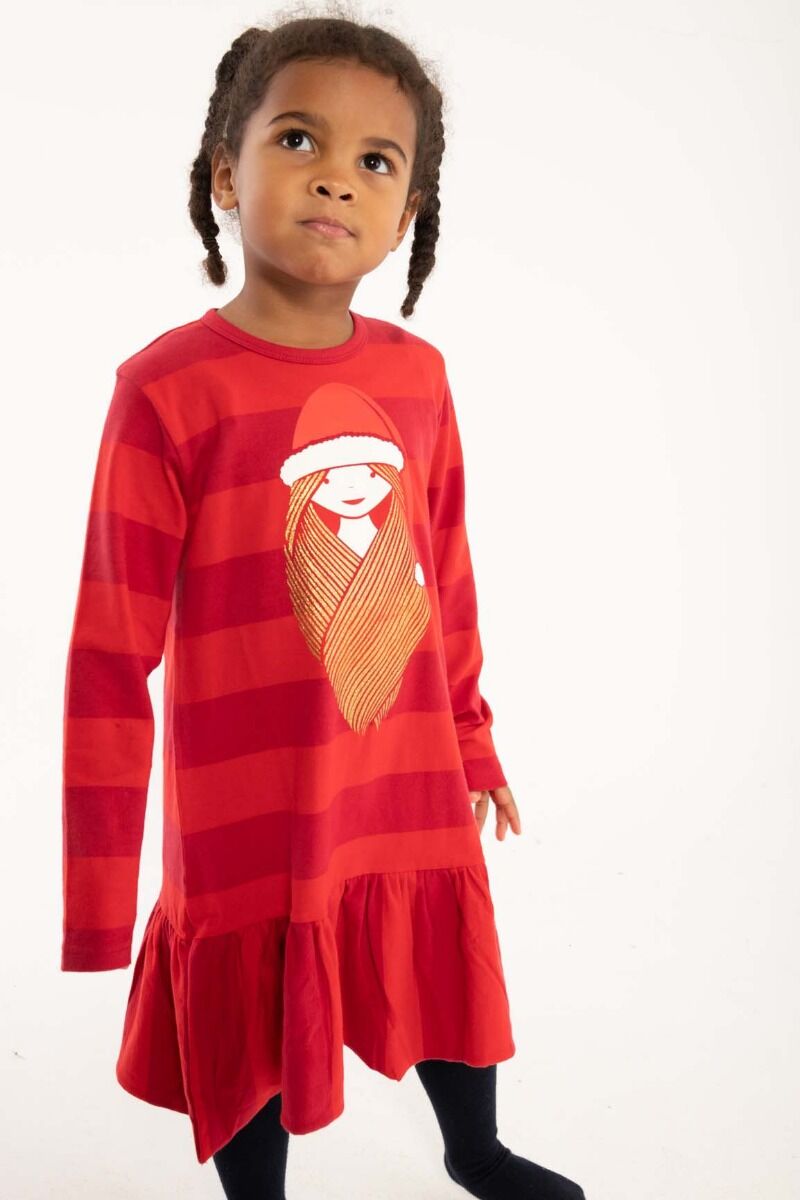 Daneseahorse Dress Dk Red/Red MISSNISSE