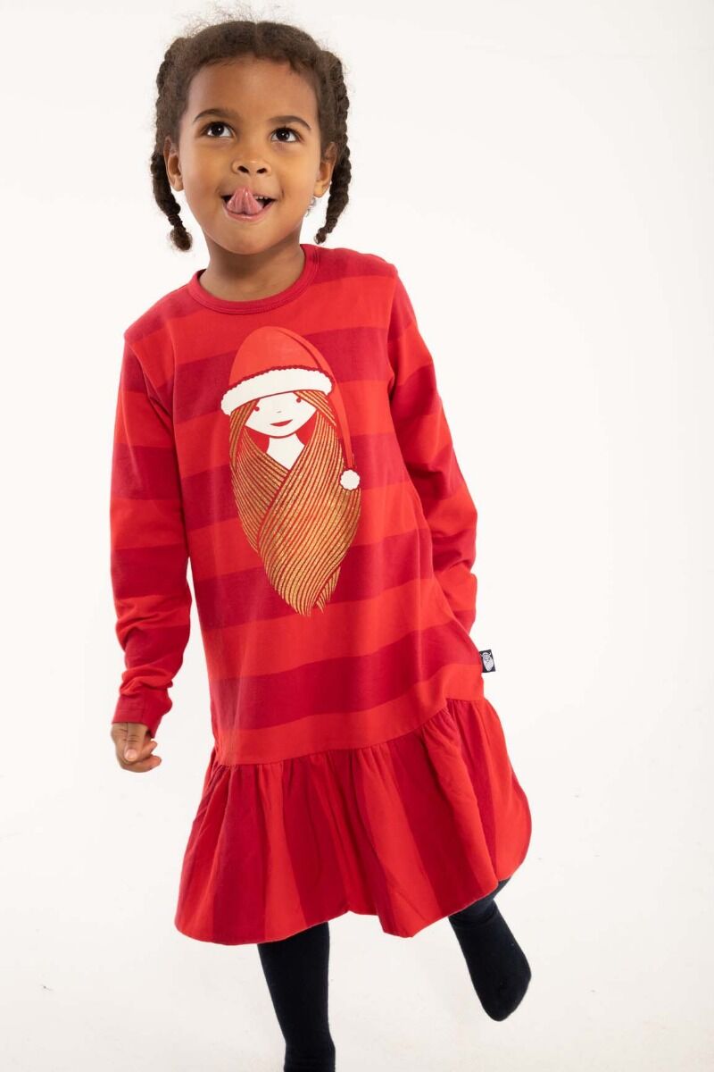 Daneseahorse Dress Dk Red/Red MISSNISSE