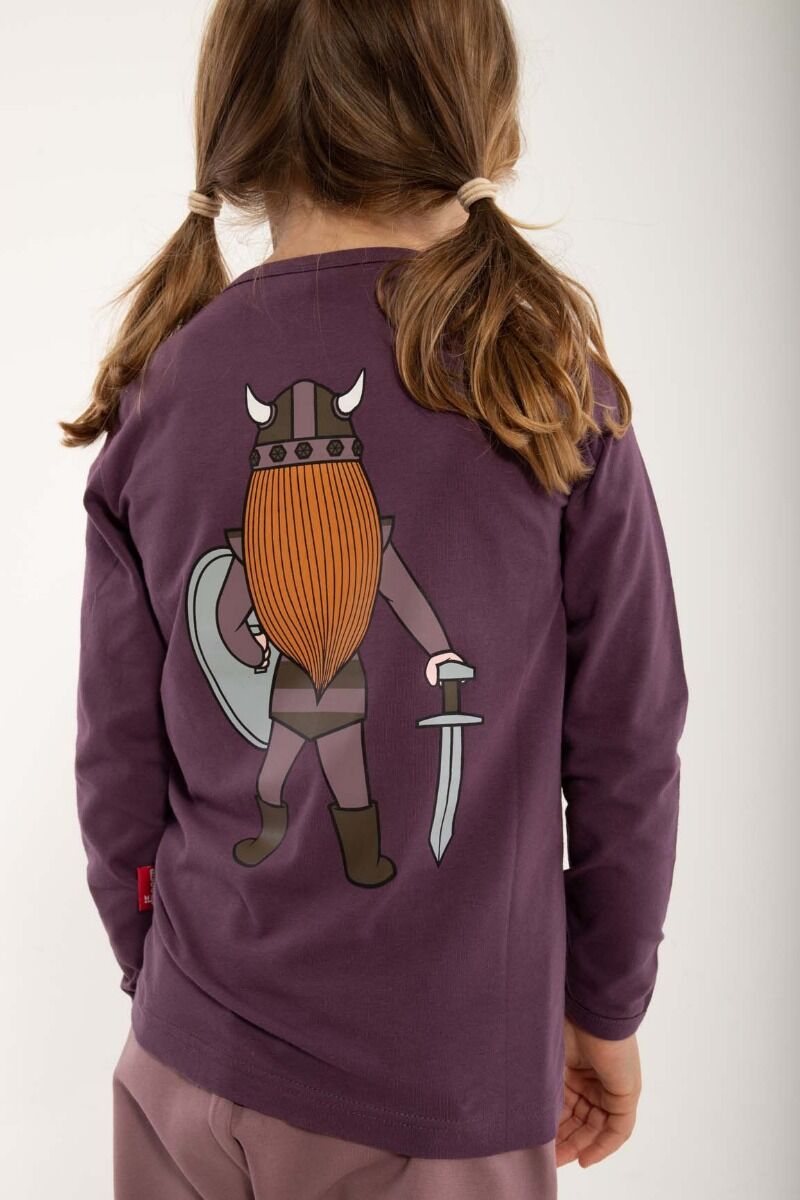 Bluse til børn med viking
