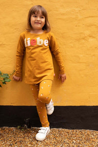 ORGANIC - Danematador Sweat Mustard LIEBE