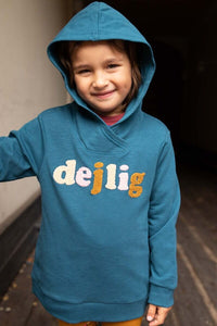 ORGANIC - Danebirch Hoodie Stone Blue DEJLIG