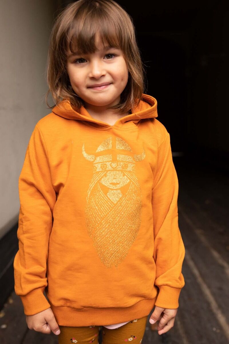 ORGANIC - Danered Wood Hoodie Honey FREJA