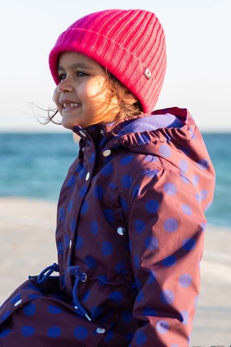 Danecookie Winter Jacket Dark Bdx/Purple Blue DOTS