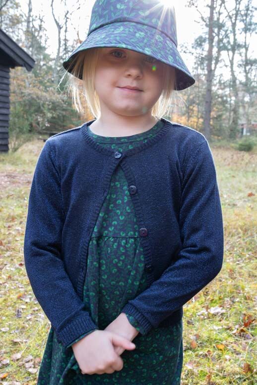 Cardigan til børn med glitter 