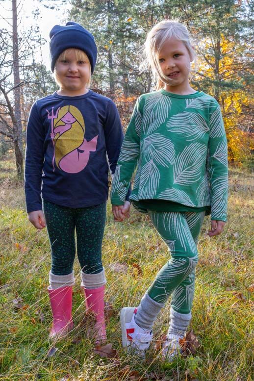 Bluse til børn med havfrue  
