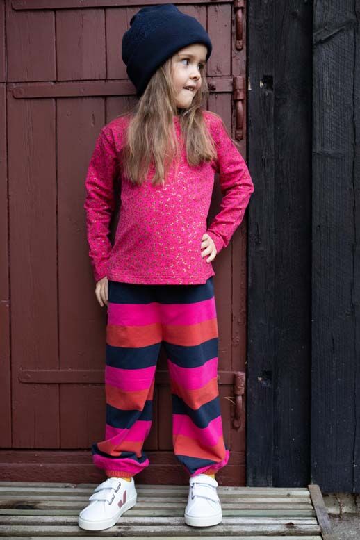 Sweater til børn med blomster 