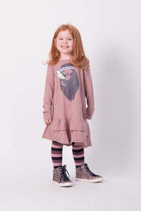 Danebermuda Dress Dry Rose W. Lurex LILMISLOVER