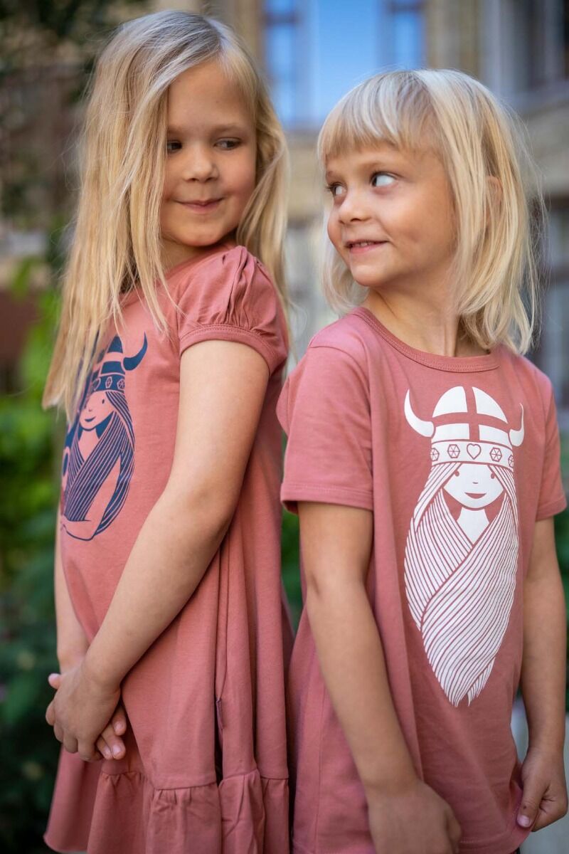 T-shirt til børn med viking 