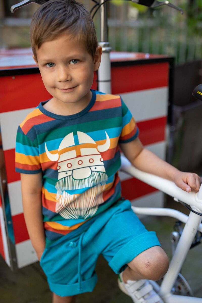 T-shirt til børn med viking 