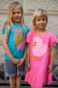Danevesterbro Dress Happy pink UDUCK