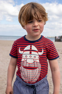 Danerainbow Ringer Navy/Bright Red ERIK