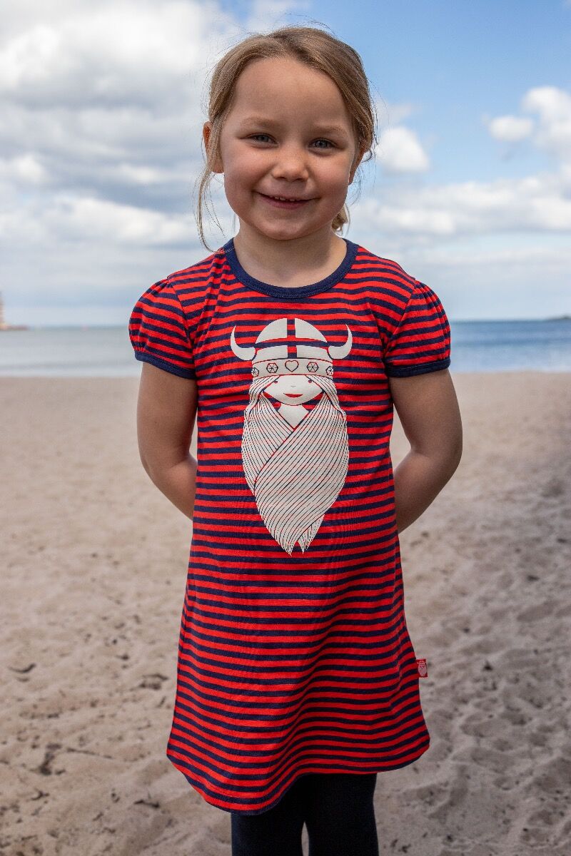 Danocean Dress Navy/Bright Red FREJA