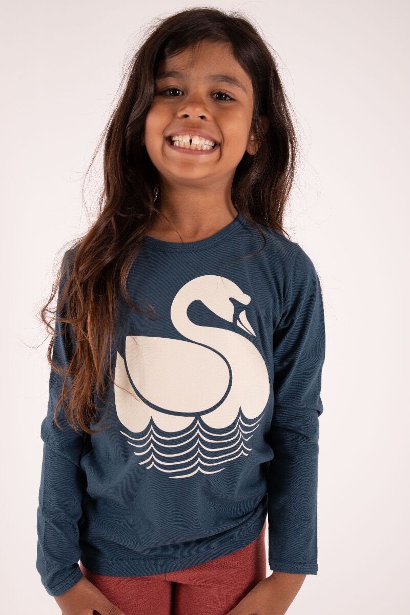 Danebasic Longsleeve Dusty navy SWAN