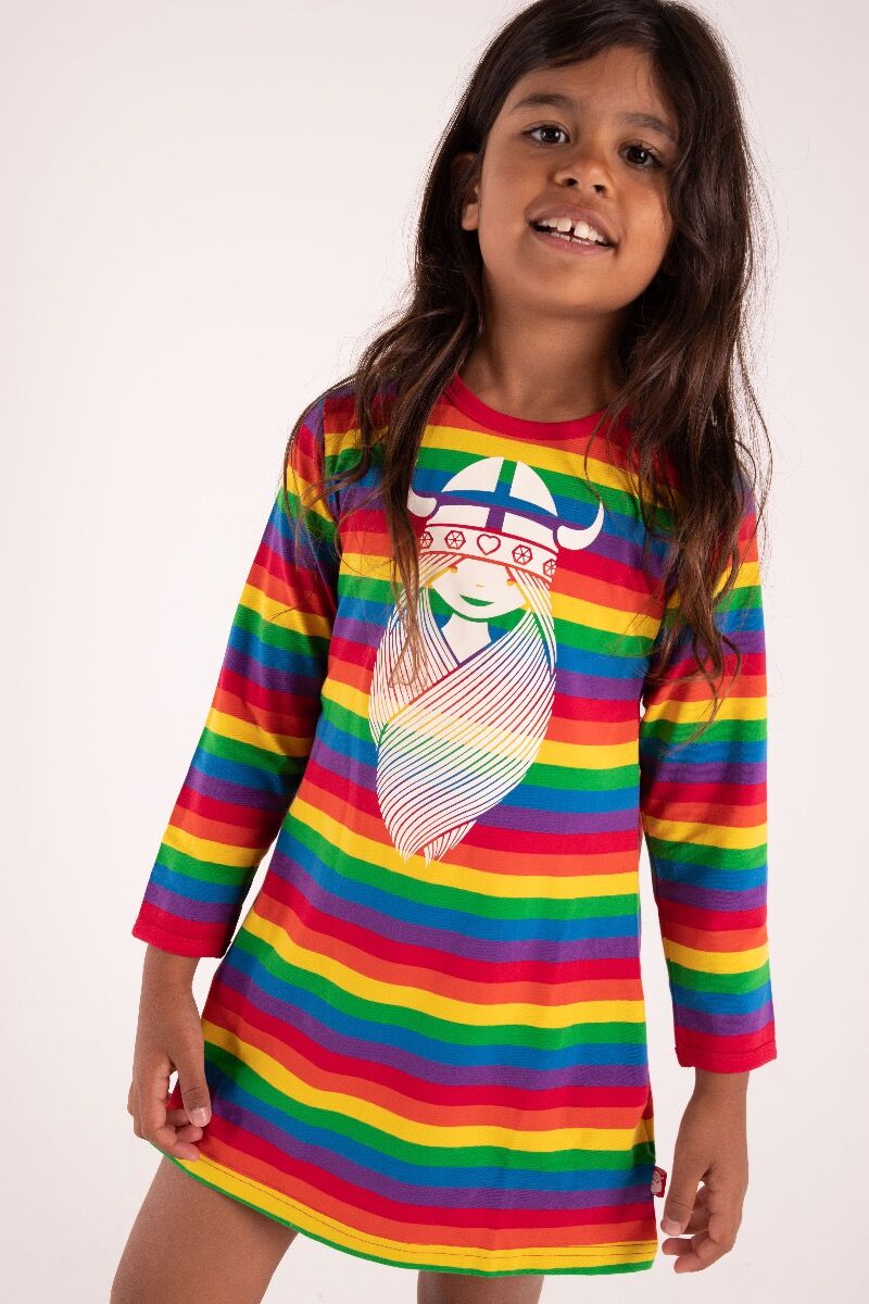 Danenanna Dress Rainbow FREJA