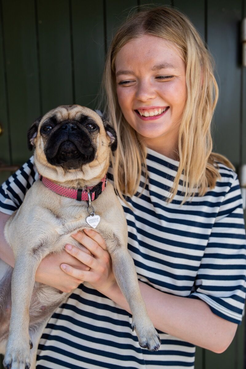 ESS - Sukker Dress Dk Navy/Chalk