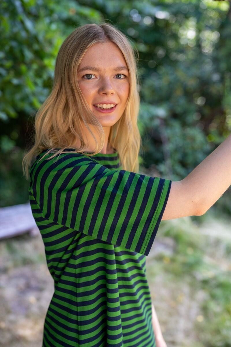 ESS - Sukker Dress Fall Jungle/Dk Navy