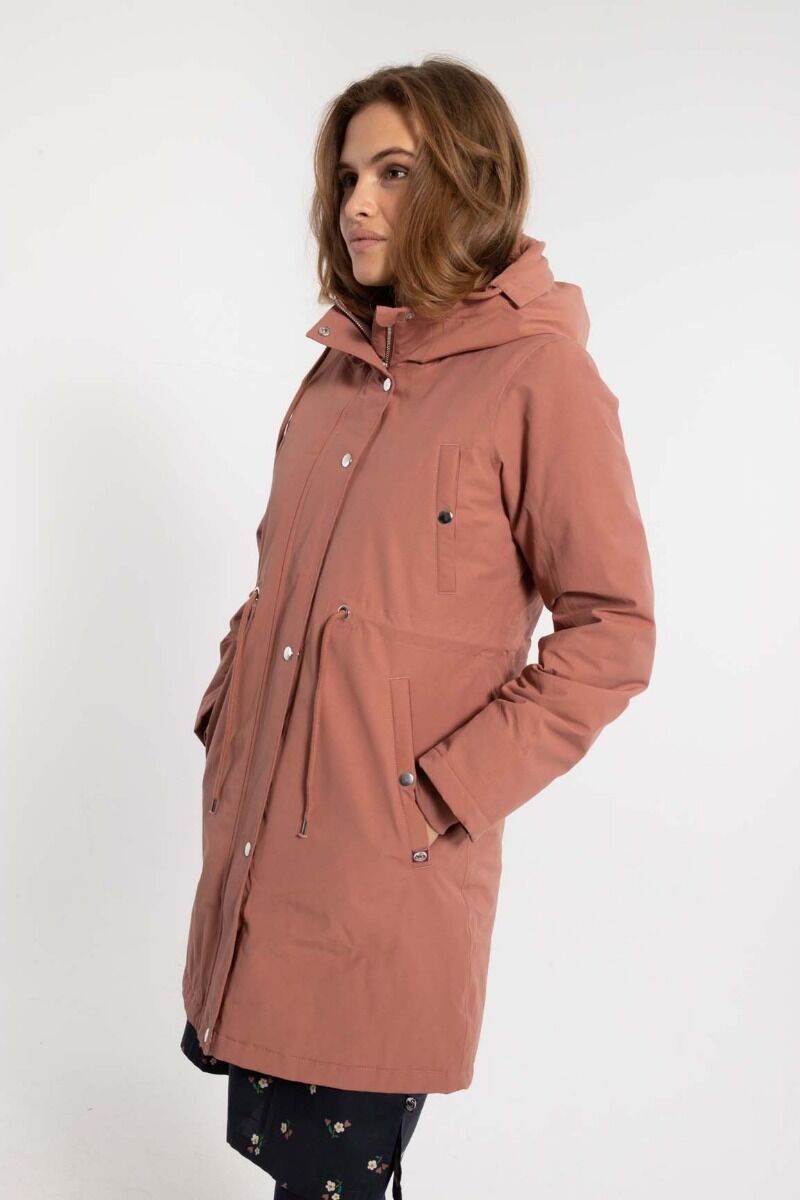 Danenora Winter Parka Beige Rose