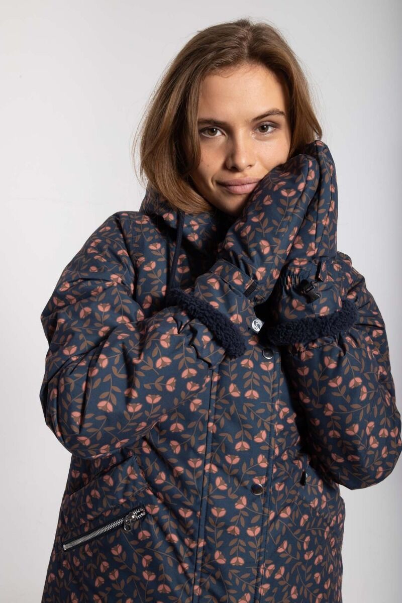 Danehandy Mittens Navy FLEURIE