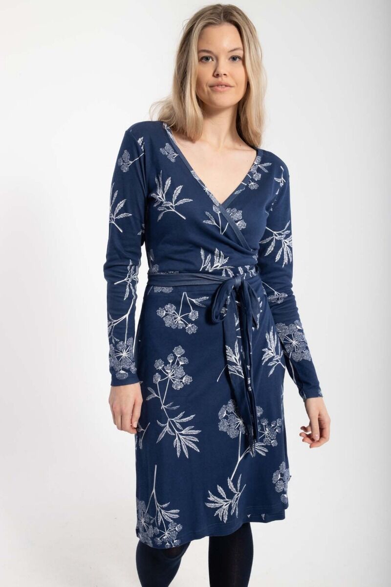 ORGANIC - Daneregina Dress Marine/Chalk HEMLOCK