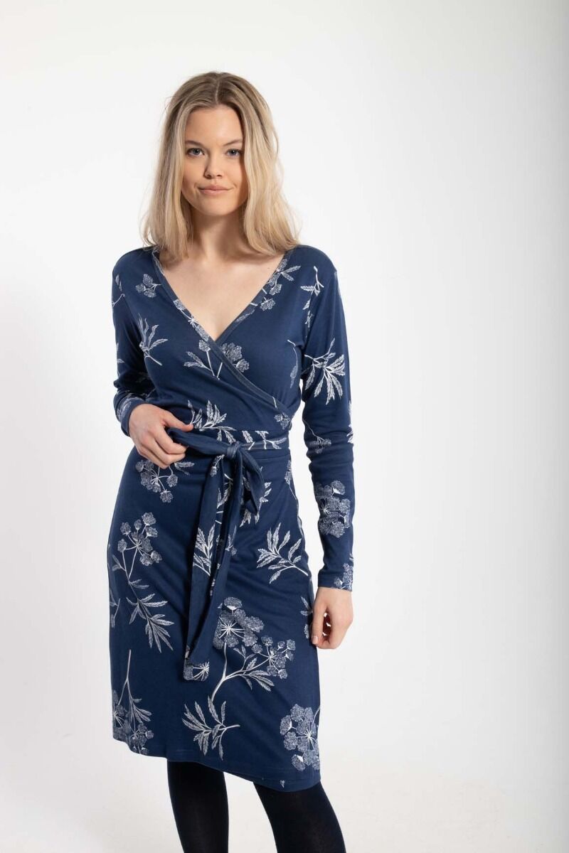 ORGANIC - Daneregina Dress Marine/Chalk HEMLOCK