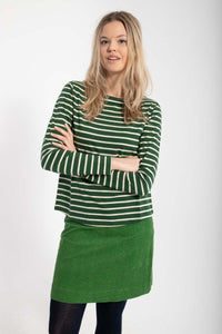 Danebenedikte Tee Warm Khaki/Chalk
