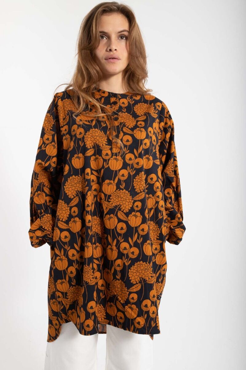 Danatelier Shirt Dk Navy/Occer HORTENSIA