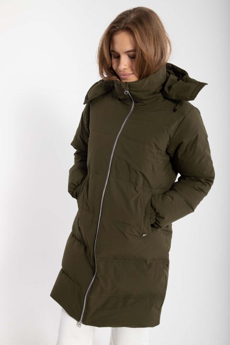 Ladies khaki winter coats best sale