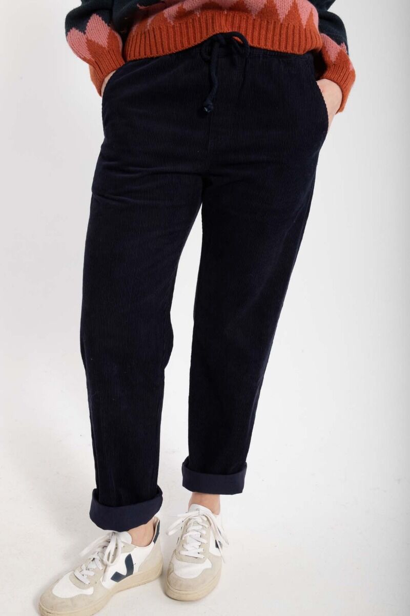 Daneliseleje Cord Pants Dk Navy