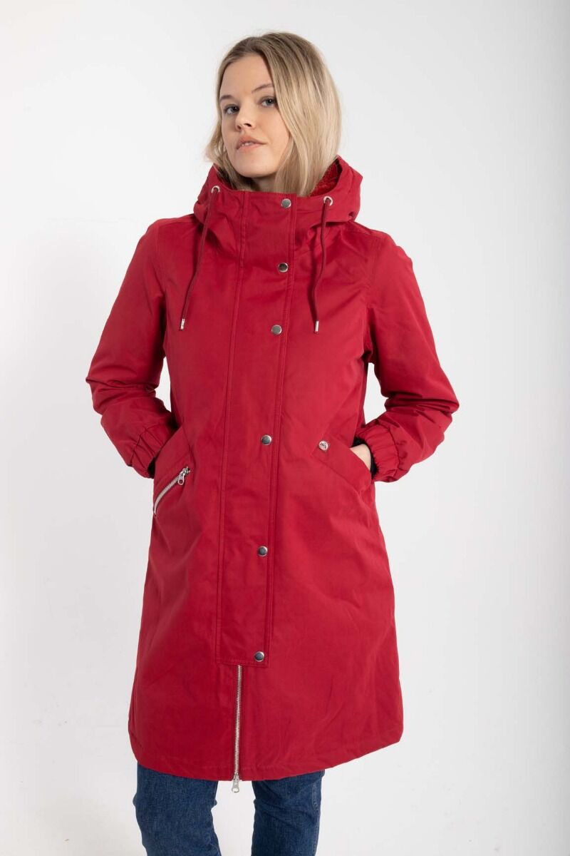 Danebrunhilde Winter Parka Dark Red