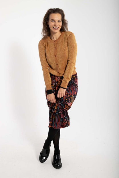 Danechichi Skirt Black/Berry Chocolate WALKABOUT