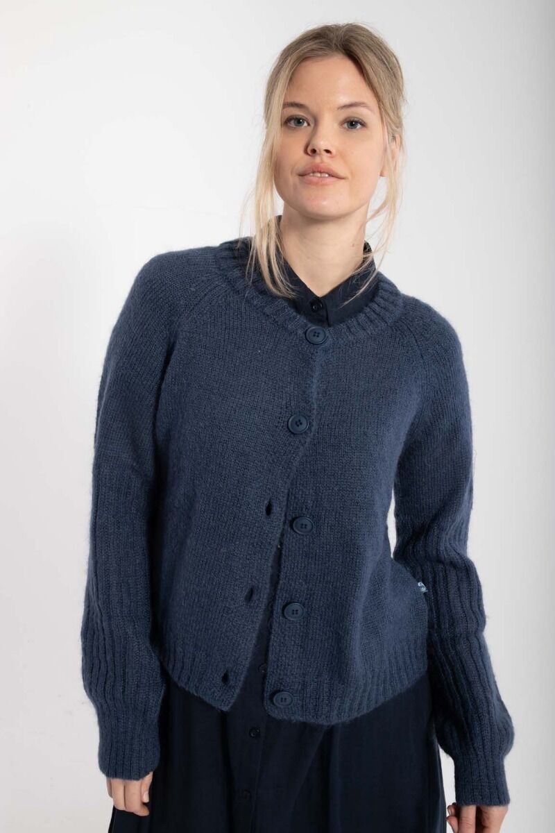 Danarnaq Wool Cardigan Marine