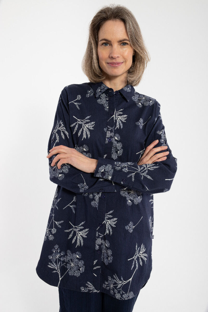 Danetulip Poplin Tunika Dk Navy/Chalk HEMLOCK