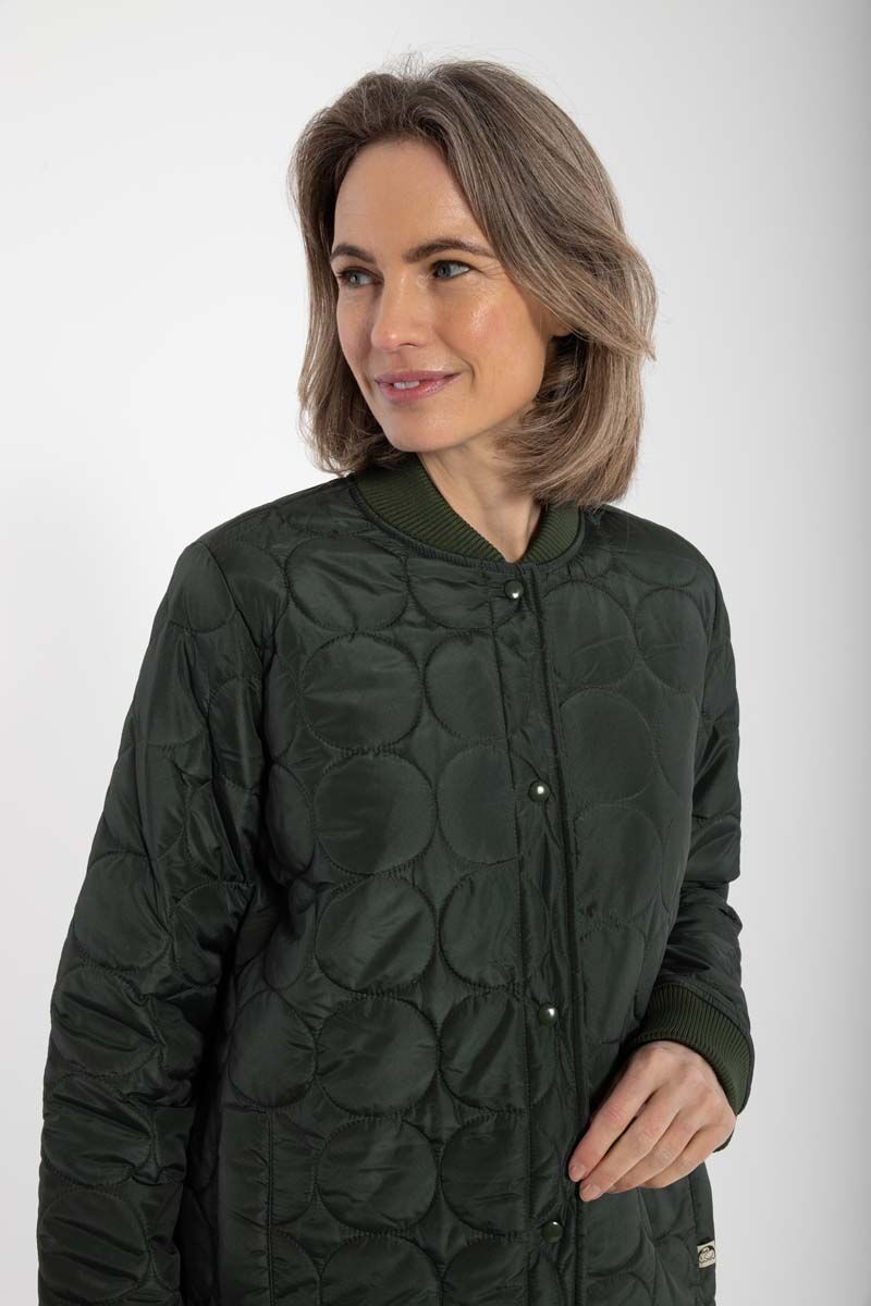 Danyesplease Thermo Coat Dark Army