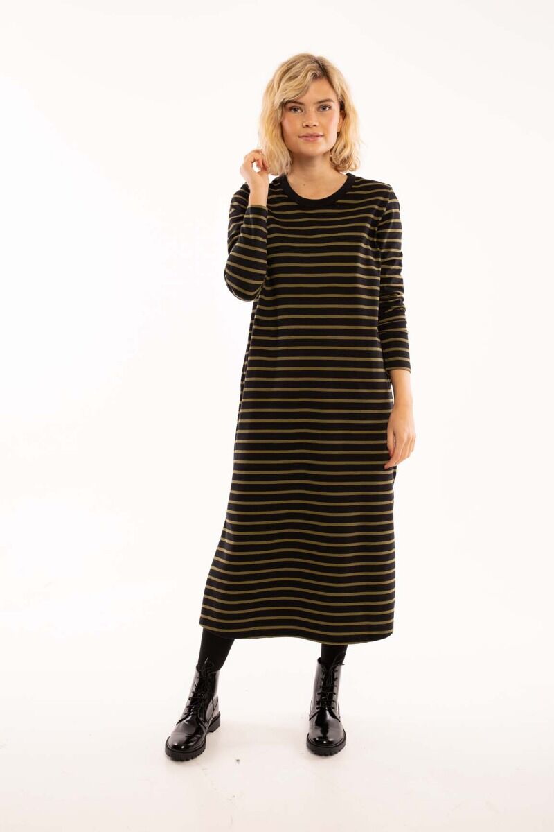 ORGANIC - Lea Dress Black/olive