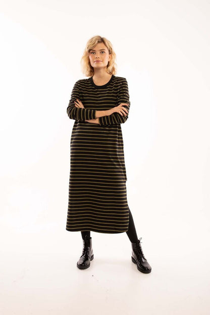 ORGANIC - Lea Dress Black/olive