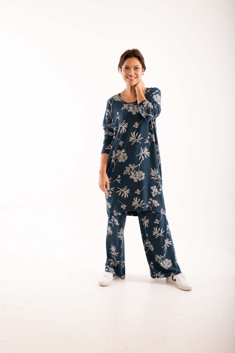 Veronica Tunic Dusty navy HEMLOCK