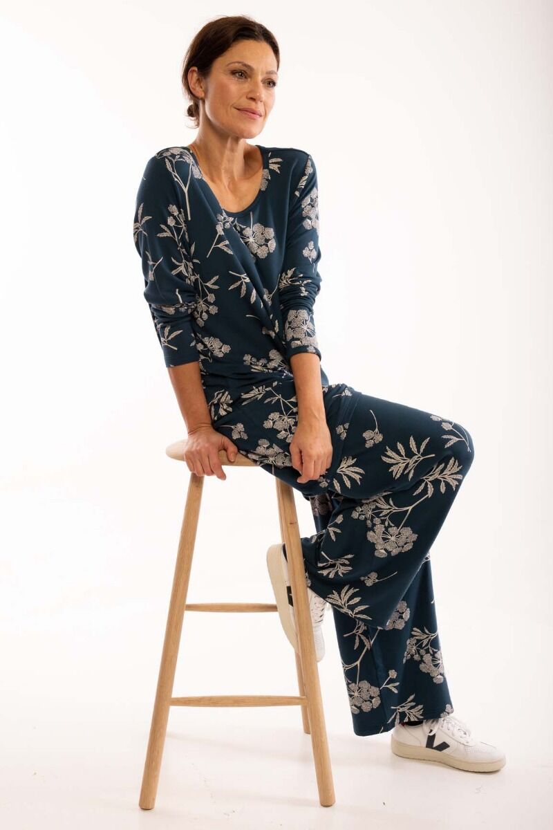 Veronica Tunic Dusty navy HEMLOCK