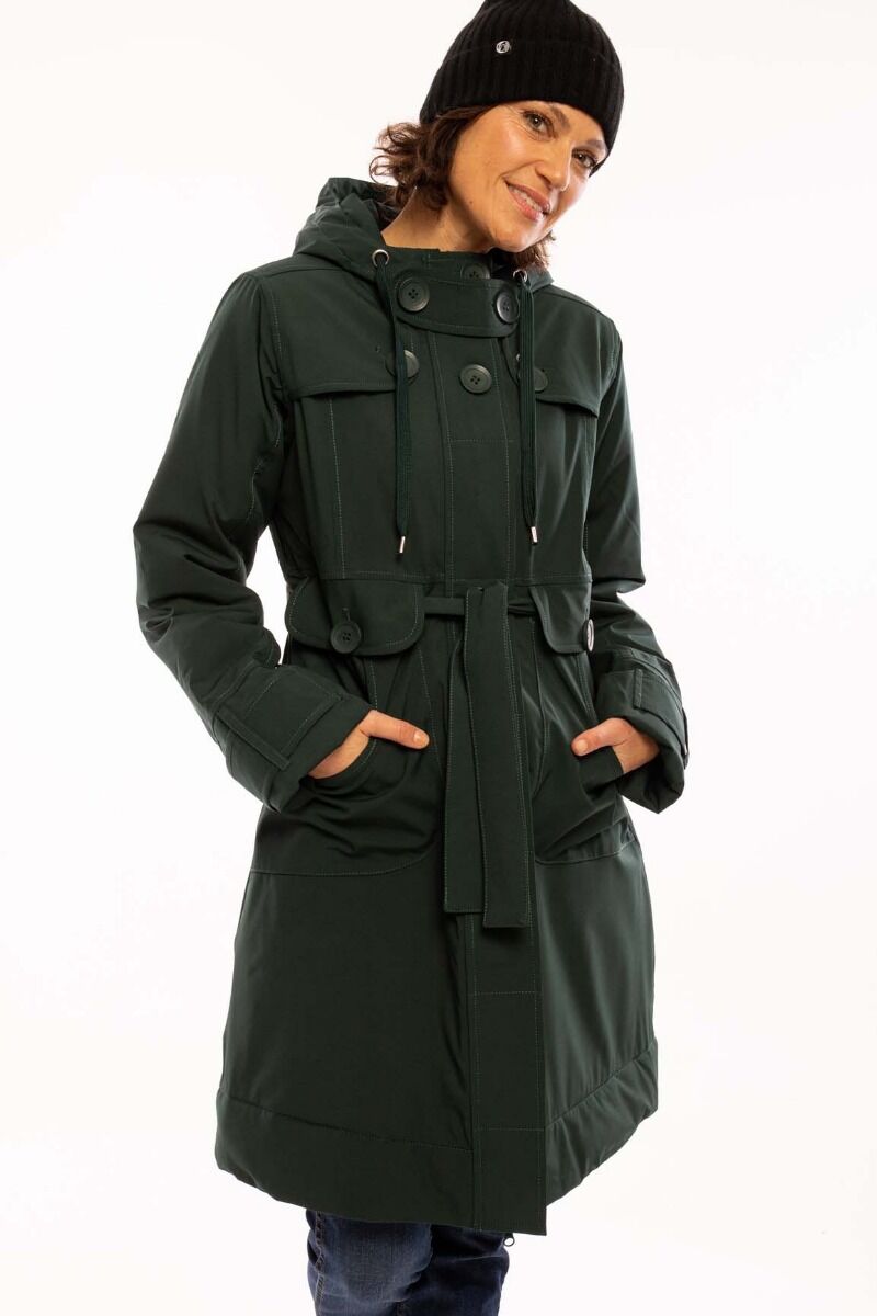 Danelse Stretch Winter Jacket Black green