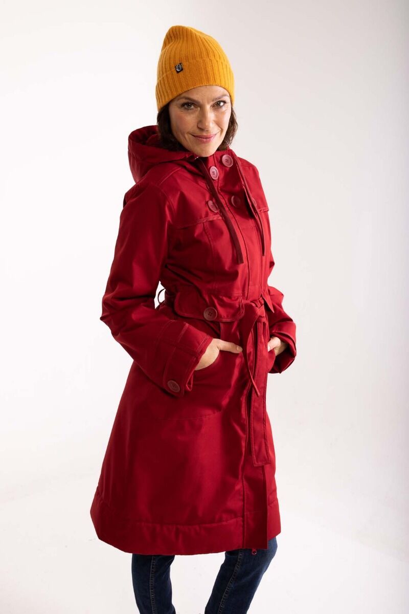 Danelse Stretch Winter Jacket Dark Red