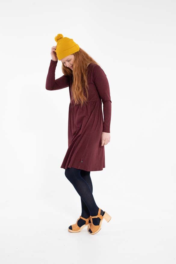 Daneskanderborg Dress Dark Bordeaux