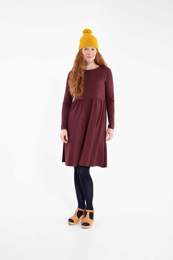 Daneskanderborg Dress Dark Bordeaux