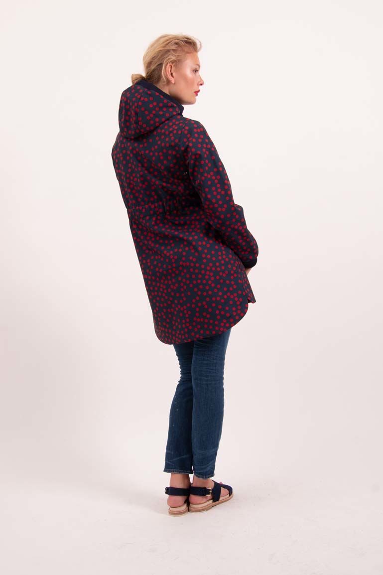 Danelaura Softshell Navy/Red FUNDOTS