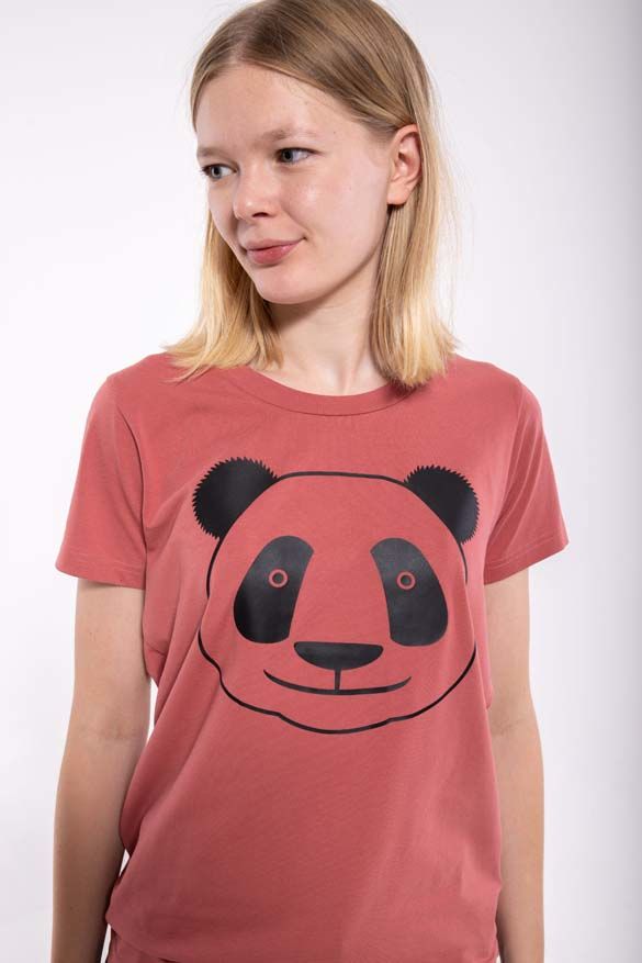 DYR Ladies Tee Dark Rose PANDA