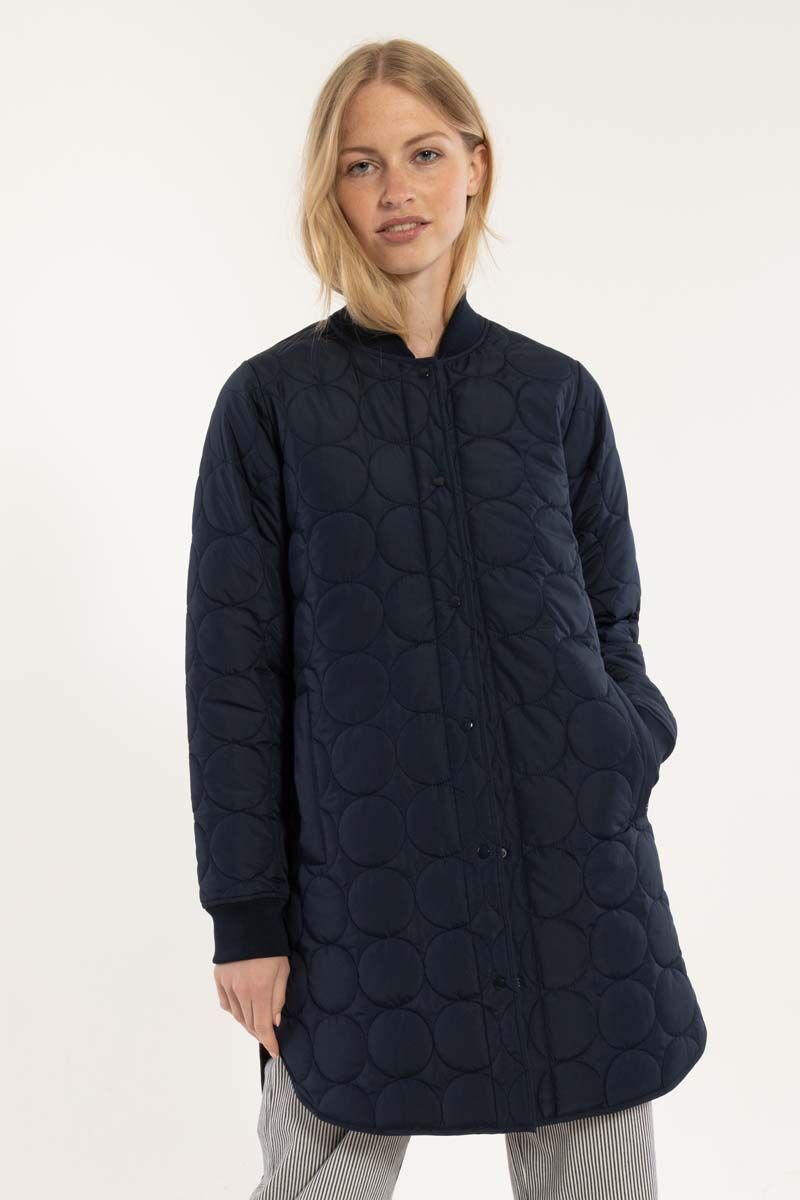 Danyesplease Thermo Coat Dark Navy