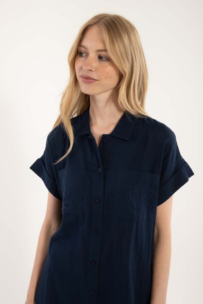 Danerrand Cloth Dress Dark Navy