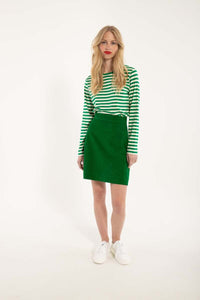Danejubii LS Modal Tee Grass Green/Chalk