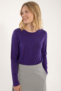 Danejubii LS Modal Tee Shy Purple